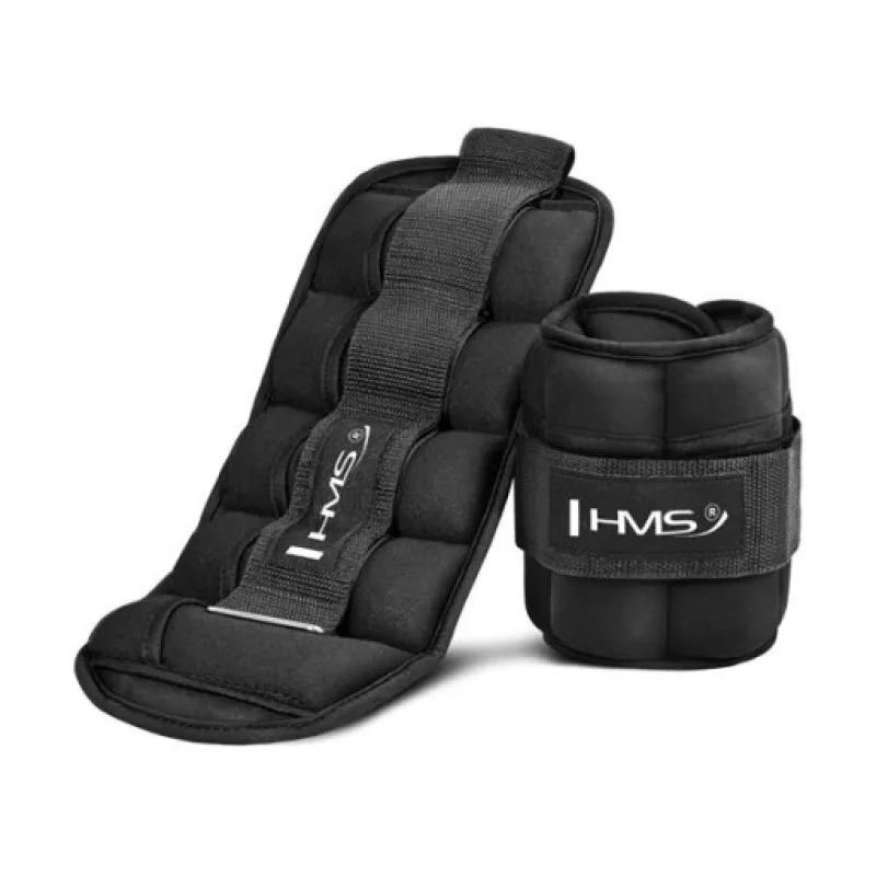 Nastavitelné zátěže na zápěstí a kotníky HMS ONK05, 2x2,5 kg