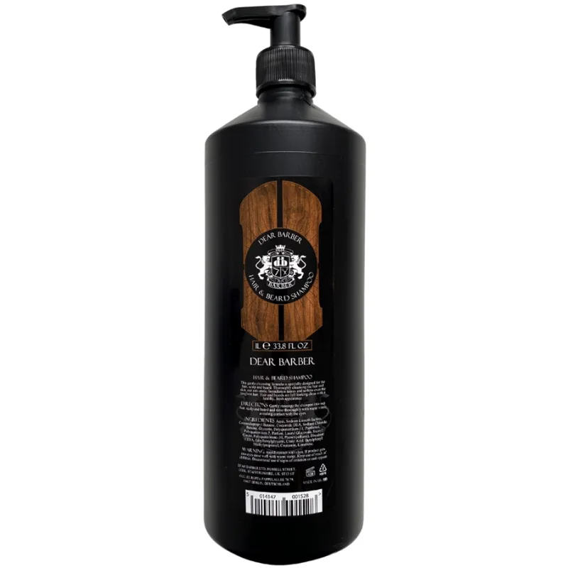 Šampón na vlasy a fúzy DEAR BARBER Hair & beard shampoo 1000 ml