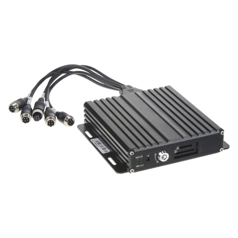 Černá skříňka pro záznam obrazu ze 4 kamer, GPS, 1x slot SD dvrb41c-1