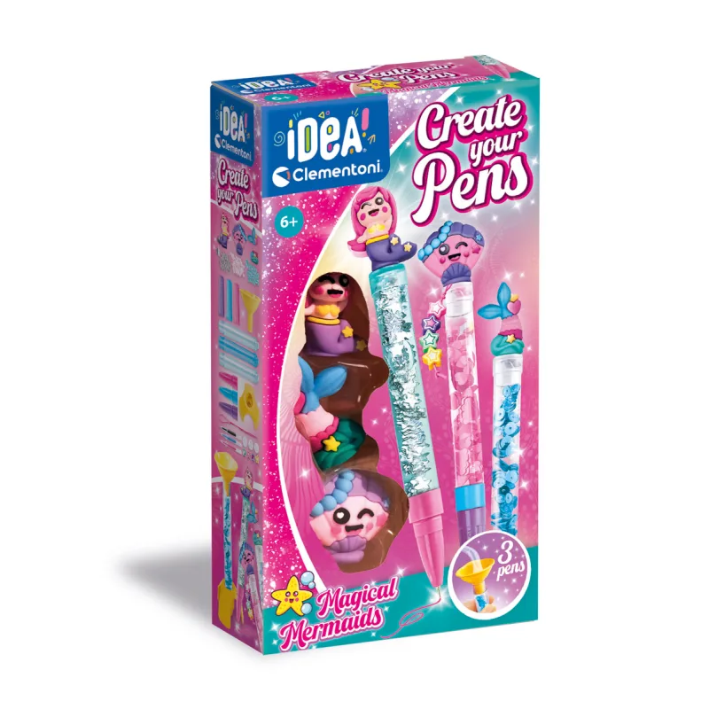 Clementoni IDEA - Vytvor si originálne pero Magical Mermaids