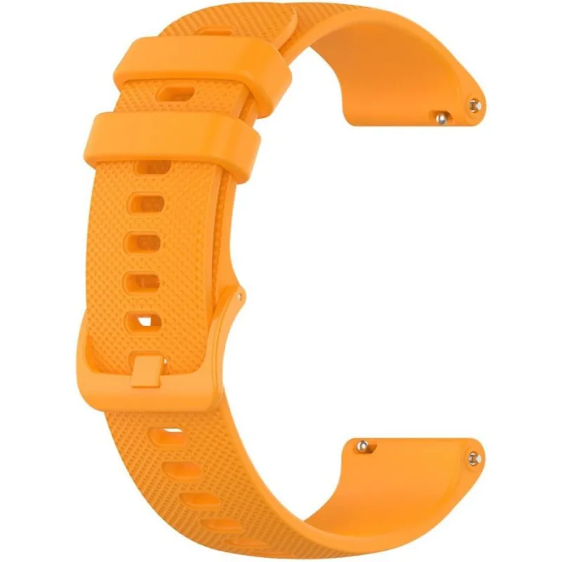 Silikónový remienok na hodinky 20 mm oranžový DILOY SBR42.12.20
