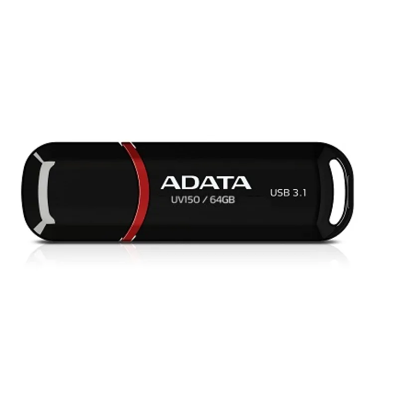 ADATA UV150/64GB/USB 3.2/USB-A/Černá AUV150-64G-RBK