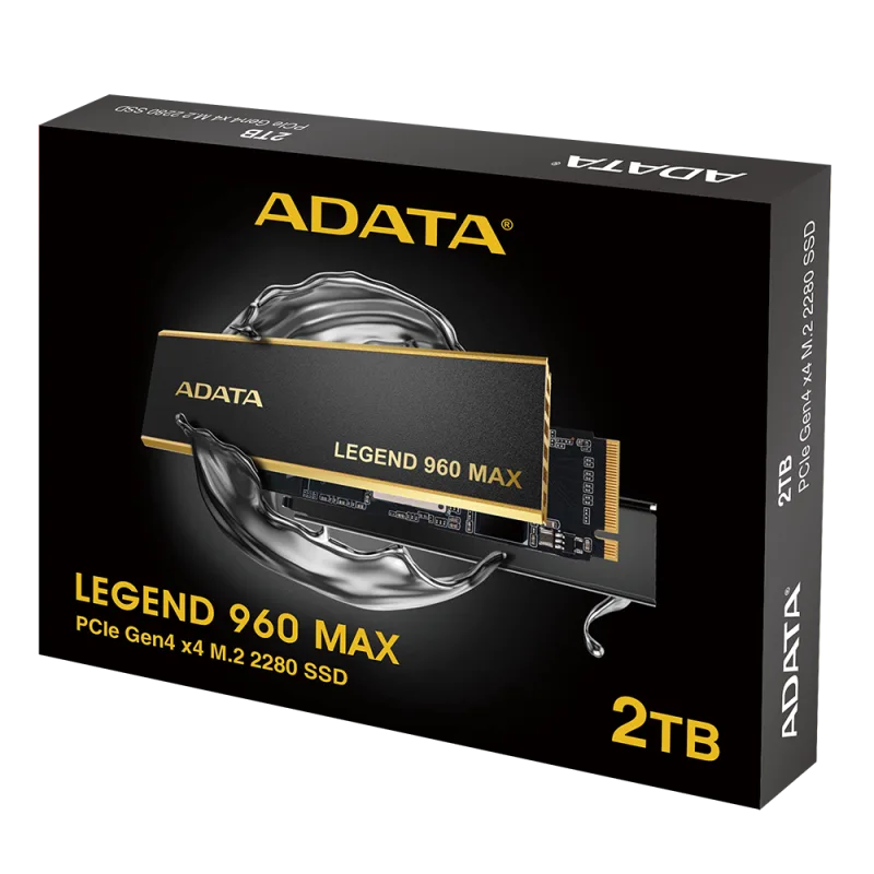 ADATA LEGEND 960 MAX/2TB/SSD/M.2 NVMe/Černá/Heatsink/5R ALEG-960M-2TCS