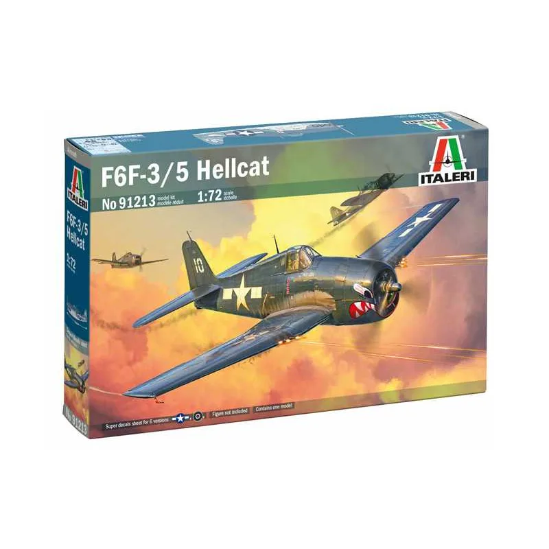 Italeri Model Kit letadlo 91213 - F6F-3/5 Hellcat (1:72)