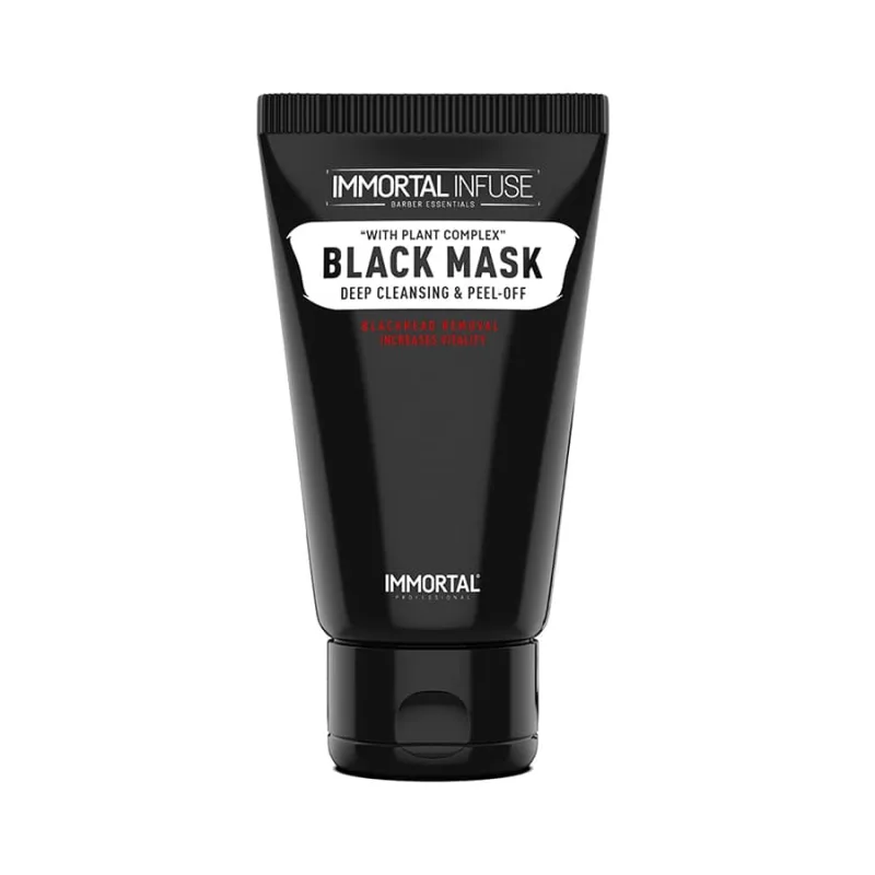 Čierna zlupovacia maska na tvár IMMORTAL Infuse Black peel off & cleansing mask 150 ml