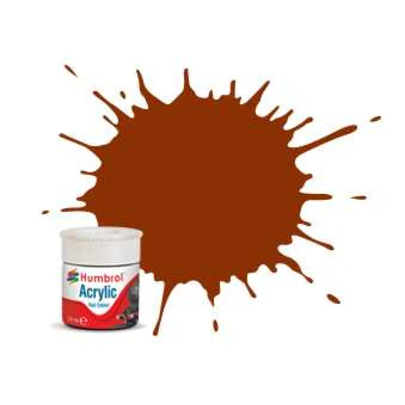 Humbrol farba akryl železničná AB2418 - No RC418 EWS Red - Matná - 14ml