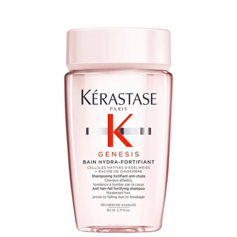 KÉRASTASE Genesis Bain Hydra-Fortifiant Shampoo 80ml - šampón proti padaniu pre jemné a mastné vlasy