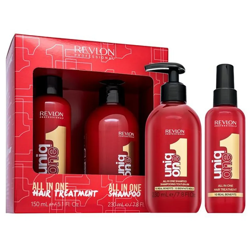 REVLON Uniq One PACK All In One Treatment 150ml + All In One Shampoo 230ml - darčeková sada