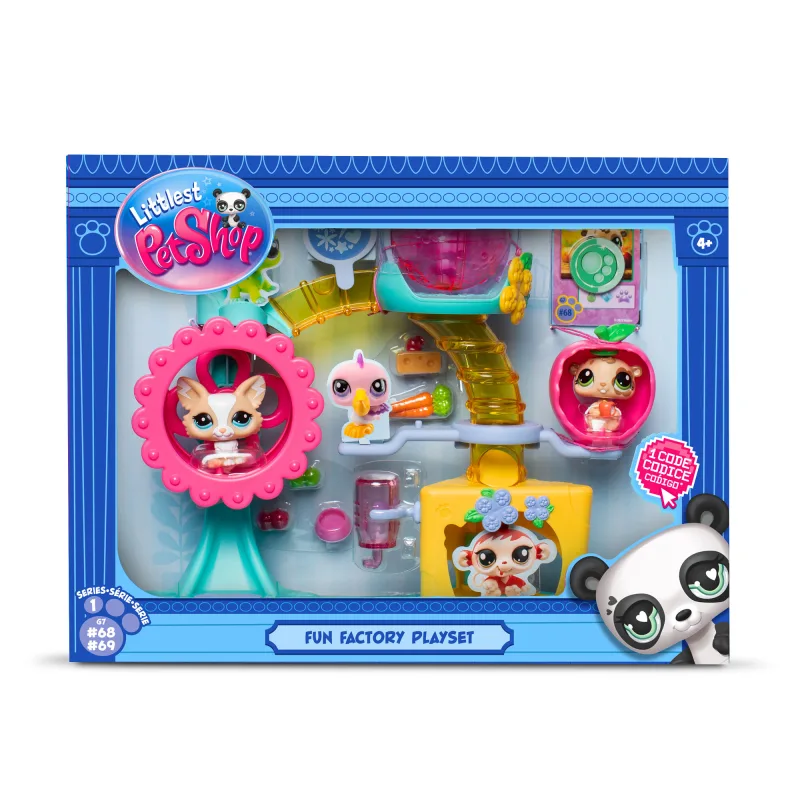 TM Toys Littlest Pet Shop herná sada Továreň na zábavu