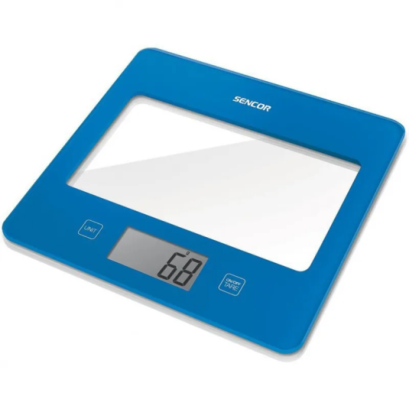 SENCOR SKS 5032BL Viacúčelová malá váha do 5000g, presnosť 1g - modrá