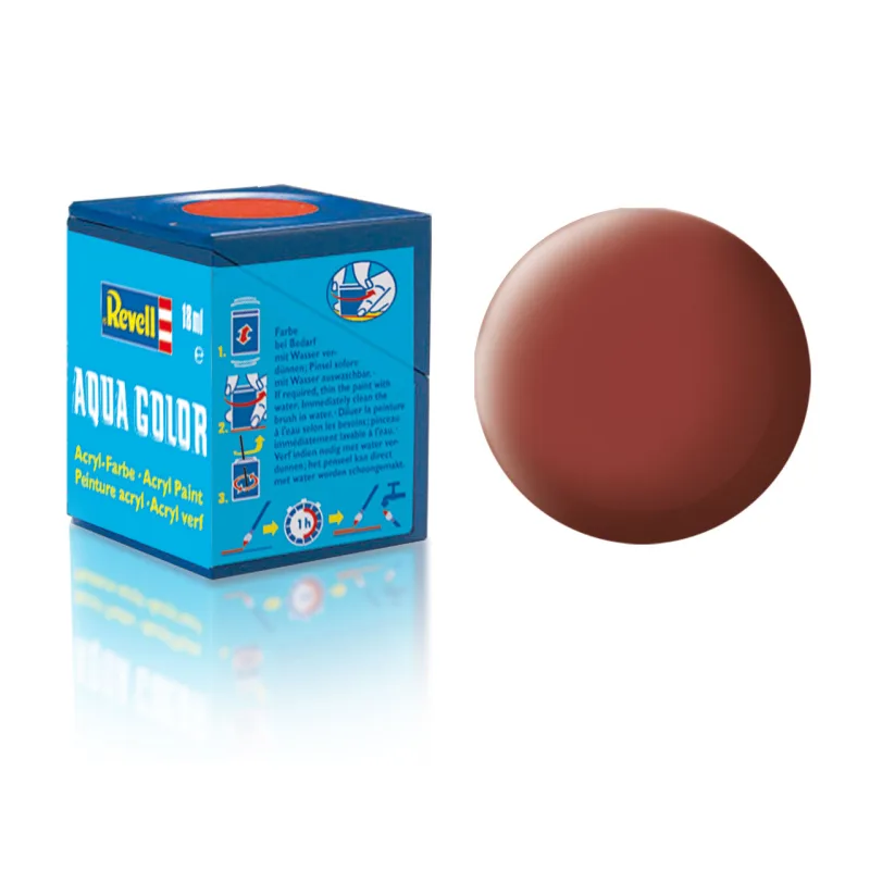 Revell Farba akrylová - 36137: matná červenohnedá (reddish brown mat)