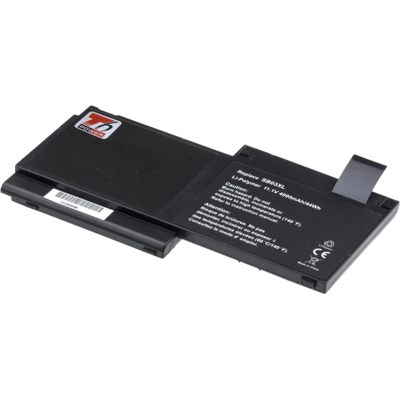 Baterie T6 Power HP EliteBook 720 G1, 725 G2, 820 G1, 820 G2, 4000mAh, 44Wh, 3cell, Li-pol NBHP0119