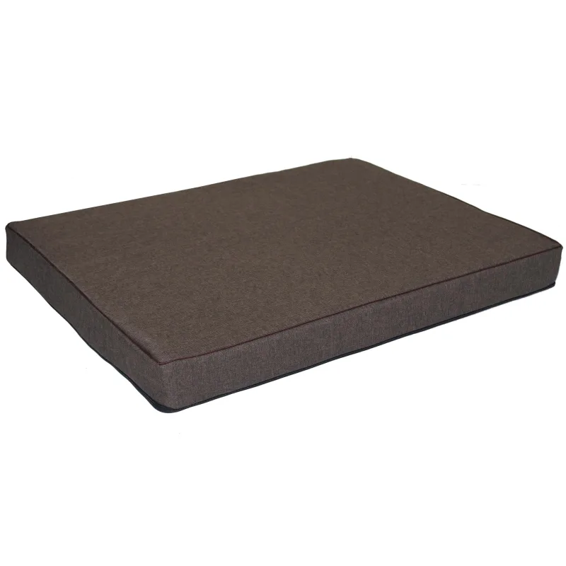 FIMEX Pelíšek Savana 60/80/8 cm s lemováním Vzor: světle-šedá