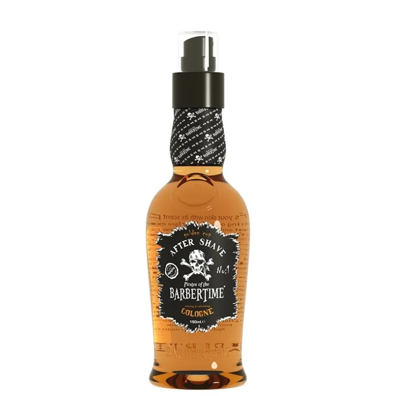 Pirates of the BARBERTIME BARBERTIME After Shave Cologne Golden Cup 150ml - kolínska voda po holení