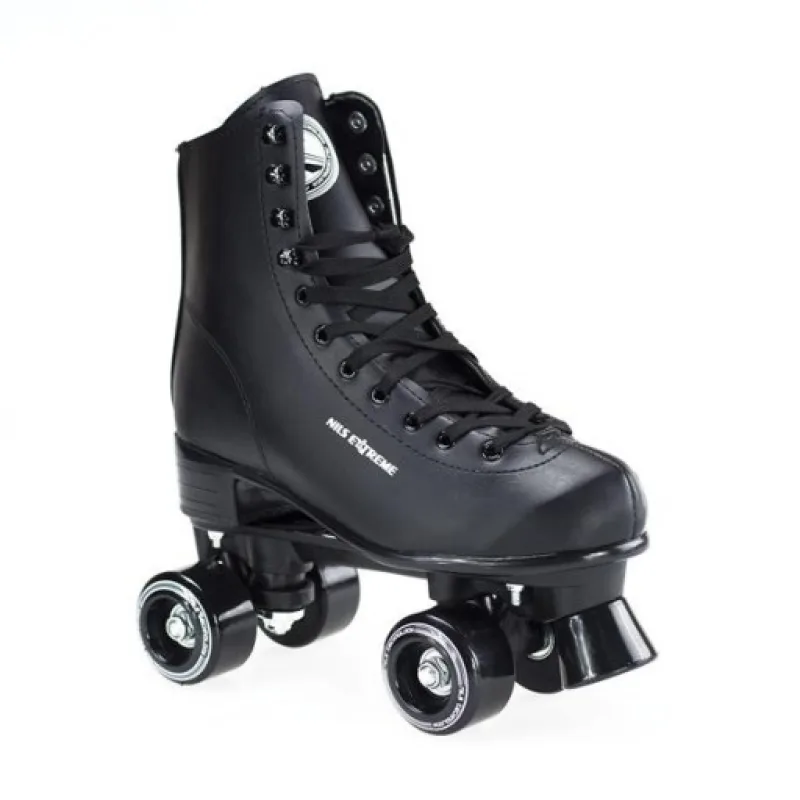 Nils Extreme NQ 8400 S Quad kolečkové brusle vel.40, Černé