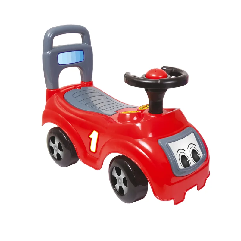 DOLU Odrážadlo auto červené s opierkou