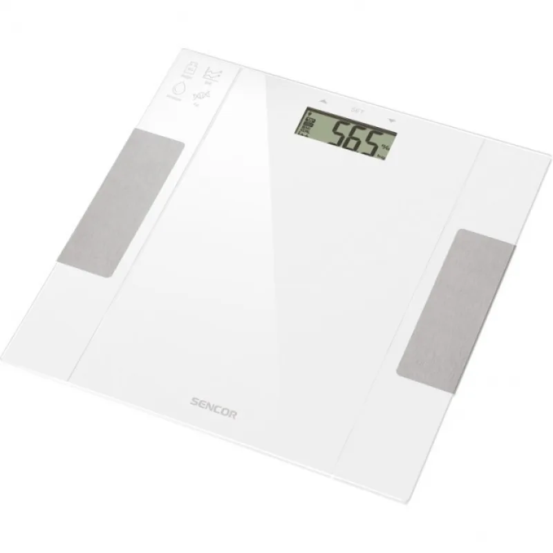 SENCOR SBS 5051WH Fitness váha s meraním telesného tuku, vody a výpočtom kalórií - biela