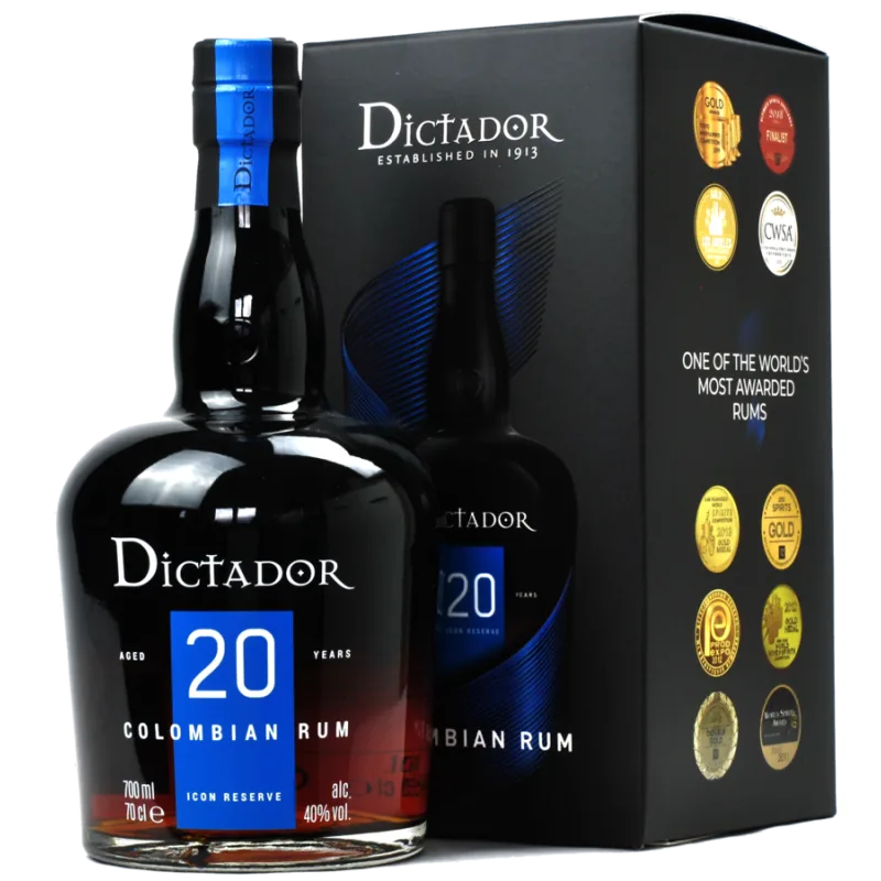Dictador 20YO Gift 40% 0,7l