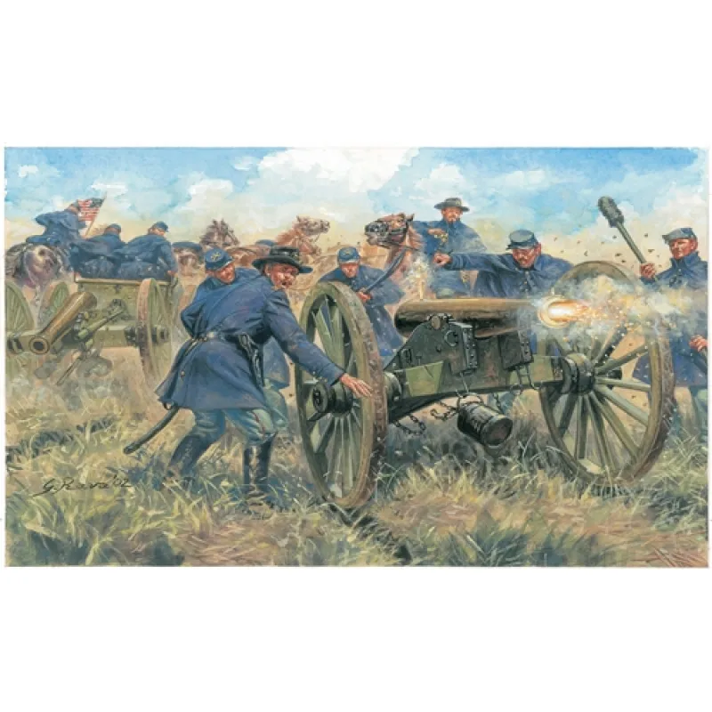 Italeri Model Kit figúrky 6038 - UNION ARTILLERY (AMERICAN CIVIL WAR) (1:72)