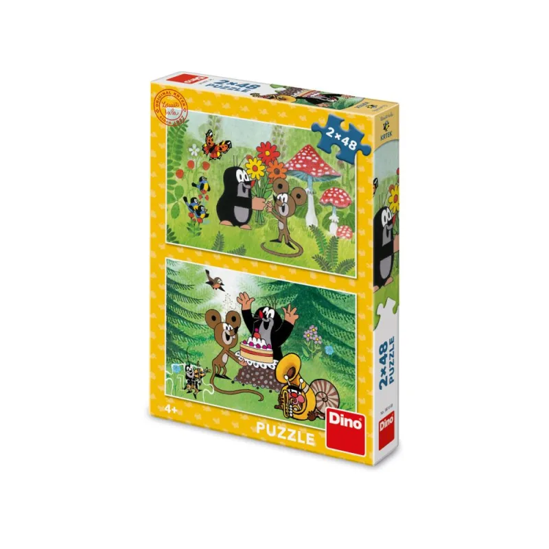 Dino KRTOK: OSLAVA 2x48 Puzzle