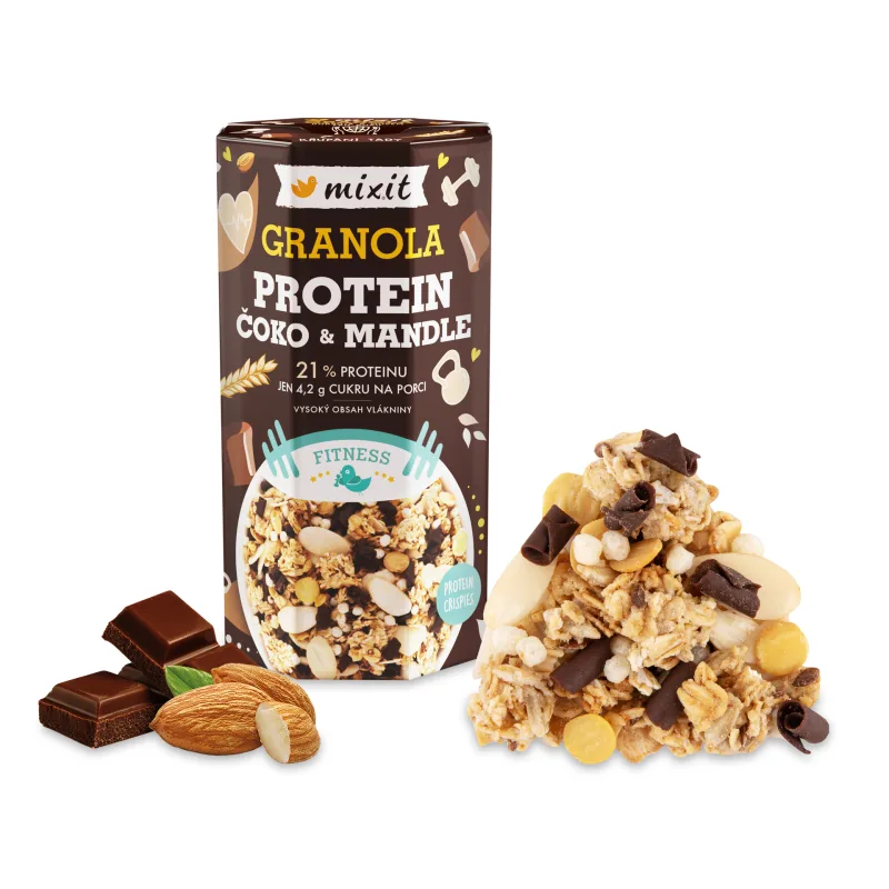 Mixit Proteínová granola čoko a mandle 450 g