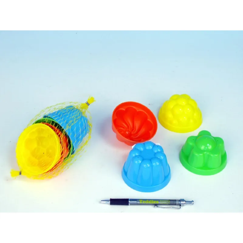 Chemoplast Formičky Bábovky okrúhle priemer 8cm 4ks v sieťke