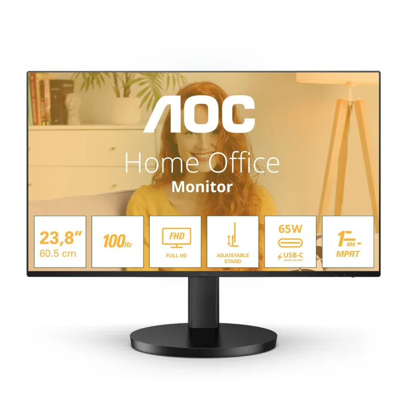 AOC AOC/27B3CF2/27"/IPS/FHD/100Hz/1ms/Black/3R 27B3CF2