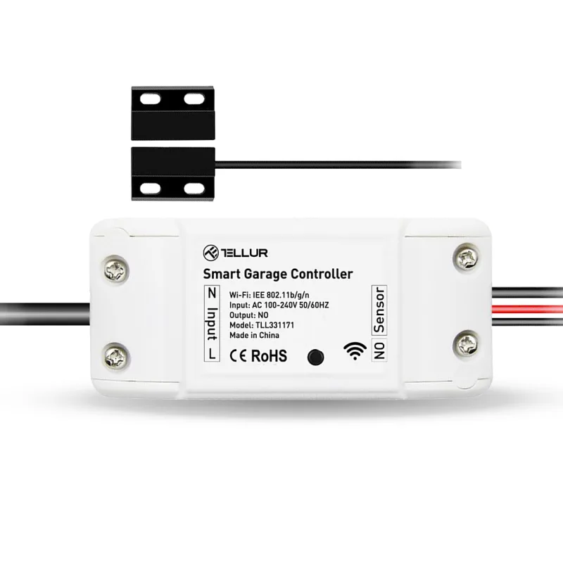 NONAME Tellur WiFi Smart sada pro ovládání garážových vrat, bílá TLL331171