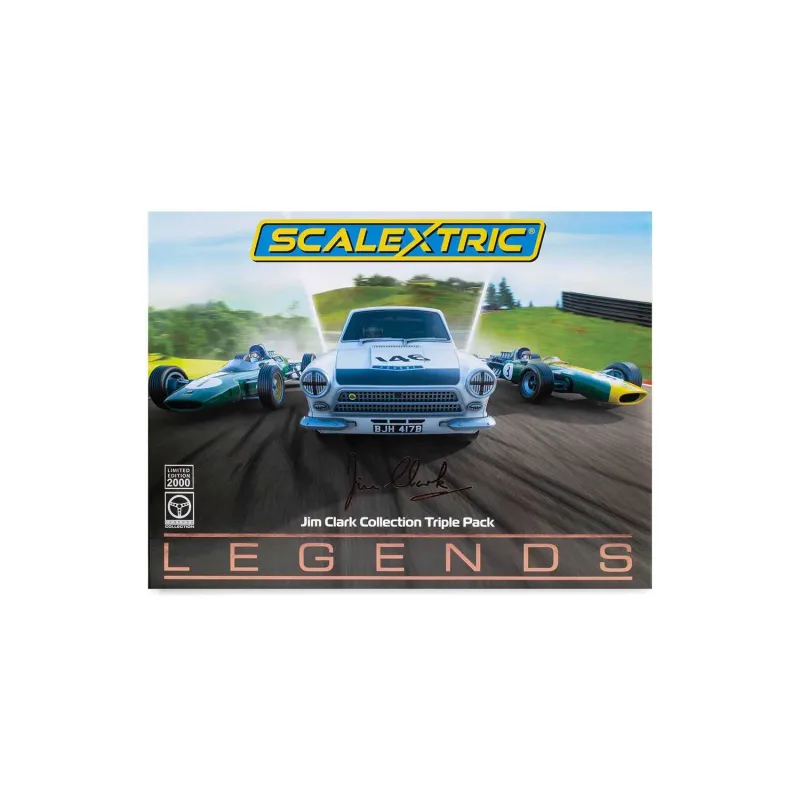 Scalextric Autíčko Single Seater SCALEXTRIC C4395A - Jim Clark Collection Triple Pack (1:32)