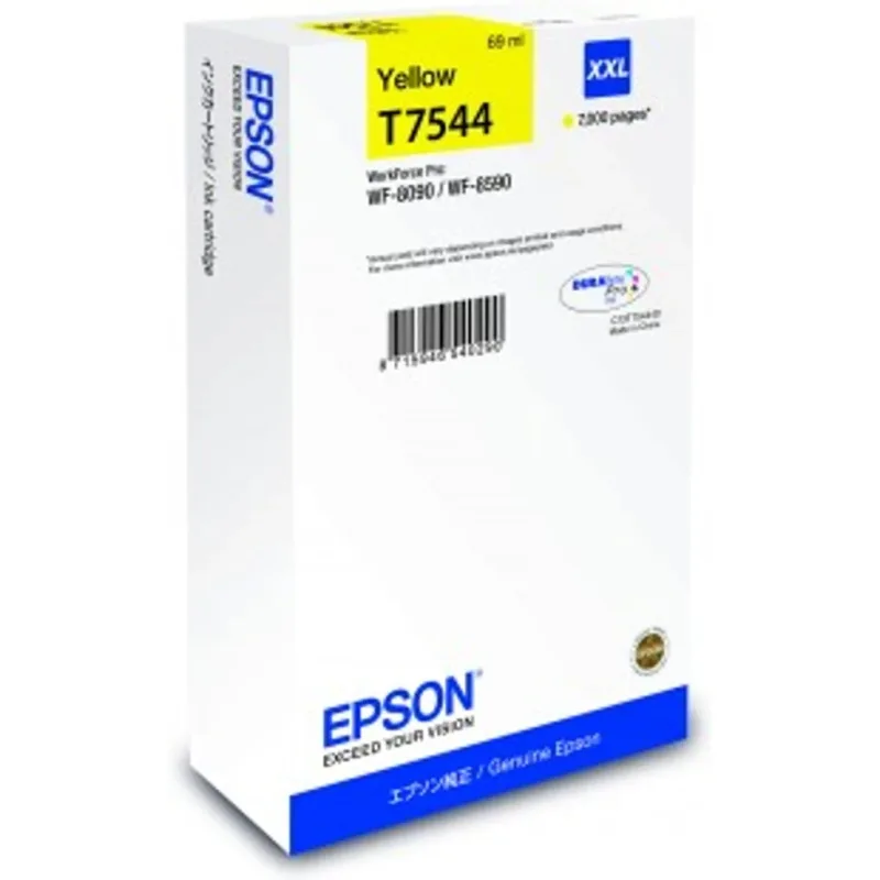 EPSON WF-8x90 Series Ink Cartridge XXL Yellow C13T75444N