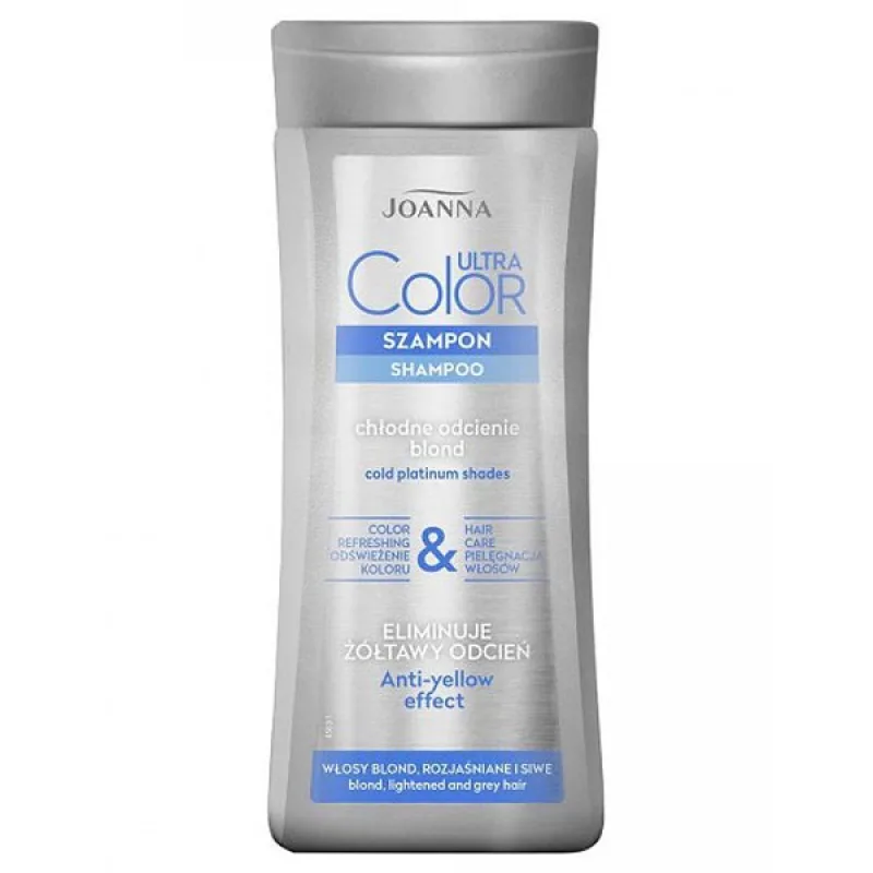 JOANNA Ultra Color Cold Platinum Shampoo 200ml - šampón pre platinová blond