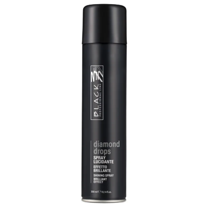 BLACK Styling Diamond Drops Shining Spray pre jedinečný lesk vlasov 300ml