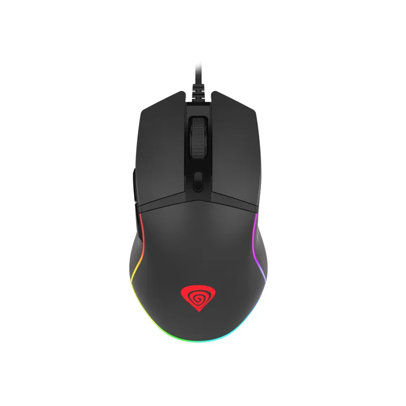 Genesis herní optická myš KRYPTON 220/RGB/6400 DPI/Herní/Optická/6 000 DPI/Drátová USB/Černá NMG-1770