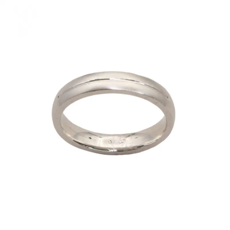 Strieborný snubný prsteň KA R3119, 50