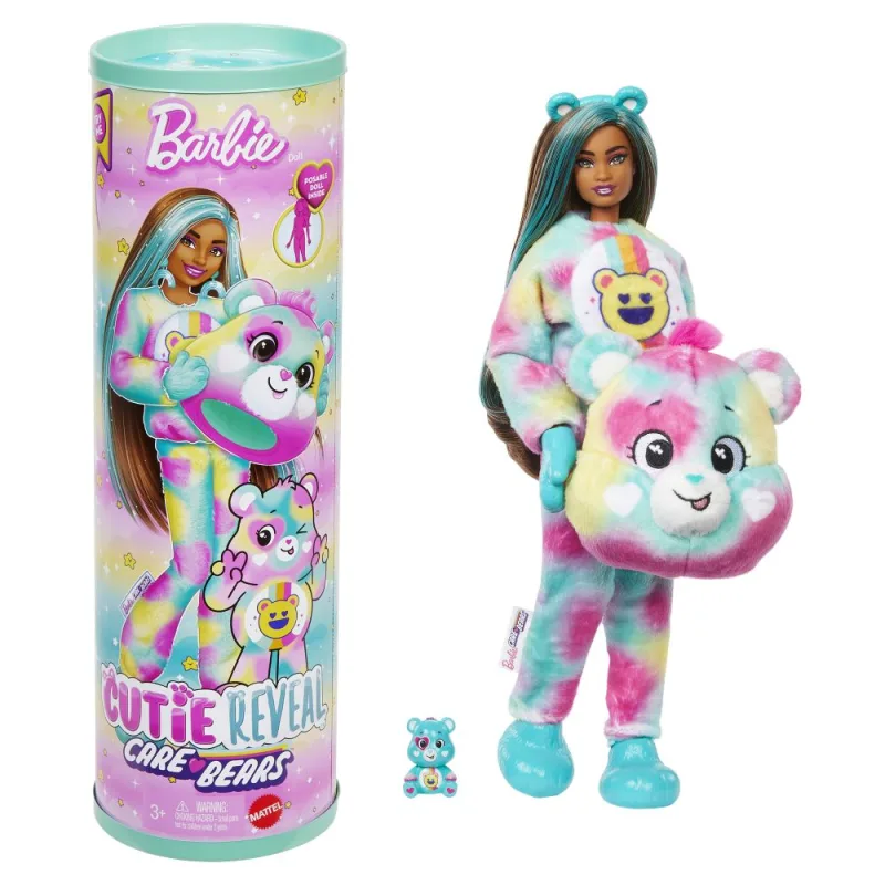 Mattel Barbie CUTIE REVEAL BARBIE A STAROSTLIVÍ MEDVÍDCI SÉRIE 2 - MODRÁ