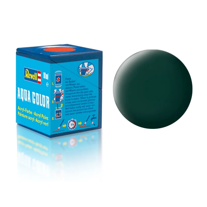 Revell Farba Revell akrylová - 36140: matná čiernozelená (black-green mat)