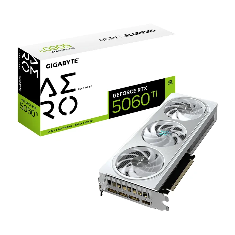 GIGABYTE GeForce RTX 5060 Ti AERO/OC/8GB/GDDR7 GV-N506TAERO OC-8GD