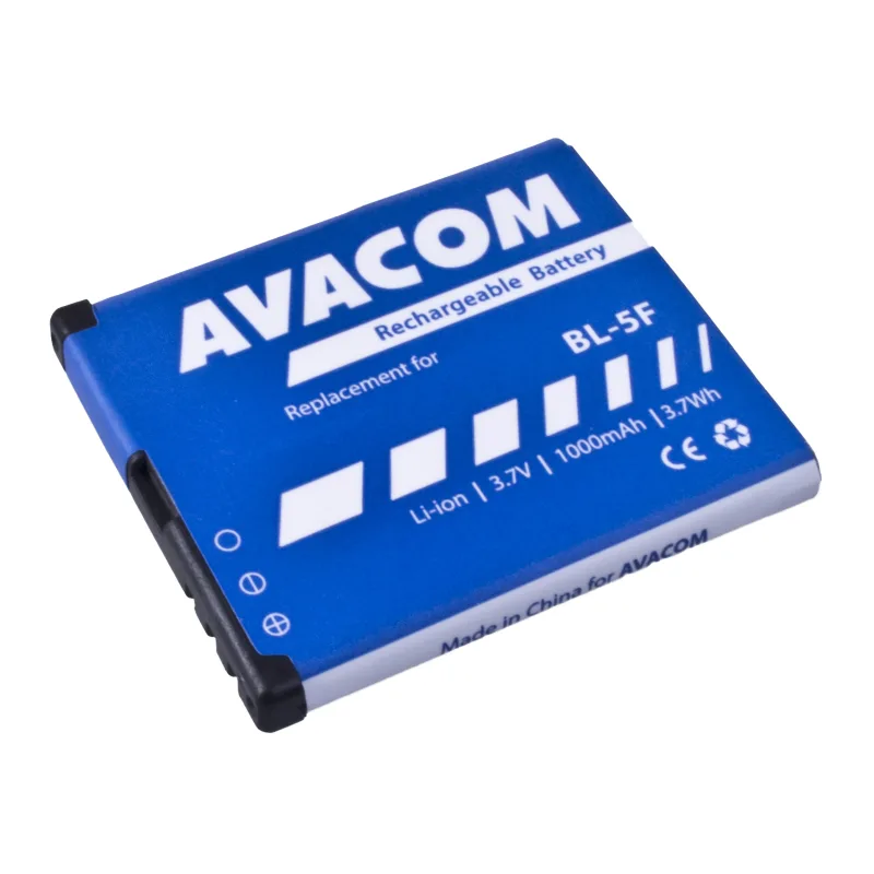 Baterie AVACOM GSNO-BL5F-S1000A do mobilu Nokia N95, E65, Li-Ion 3,6V 1000mAh (náhrada BL-5F) GSNO-BL5F-S1000A