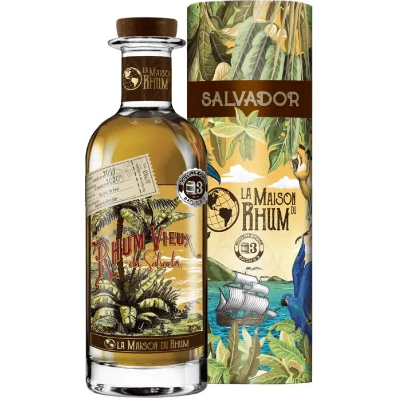 La Maison du Rhum Salvador 2011/2020 Batch No.3 40% 0,7 l (tuba)