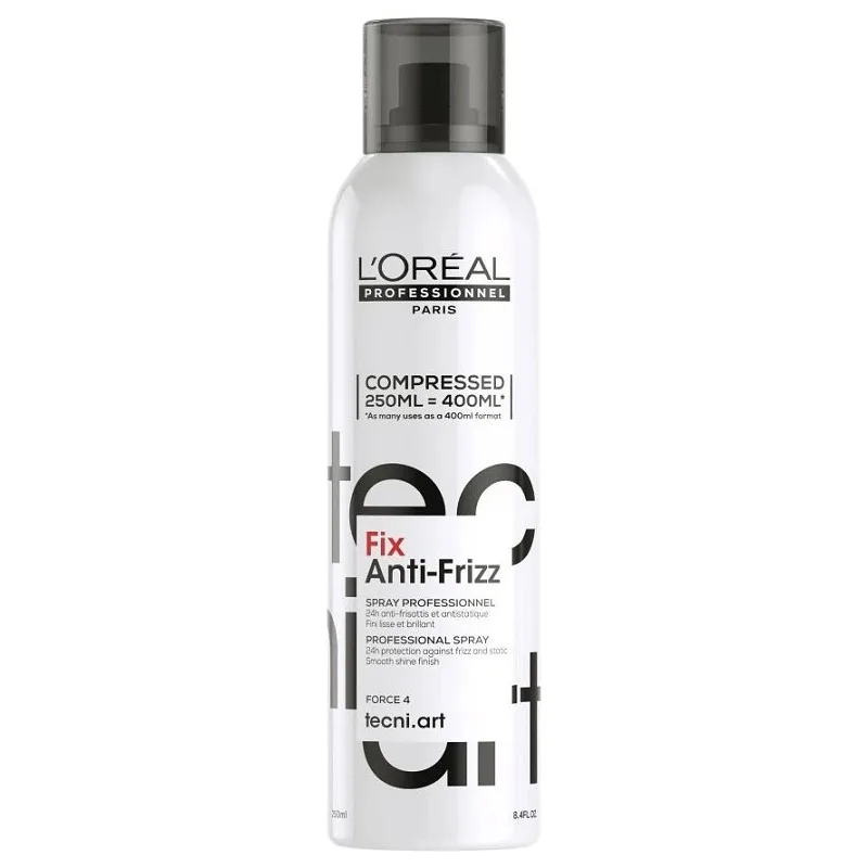 LOREAL Professionnel Tecni.Art Fix Anti-Frizz 250ml - č.4 silne fixačný sprej proti krepovateniu