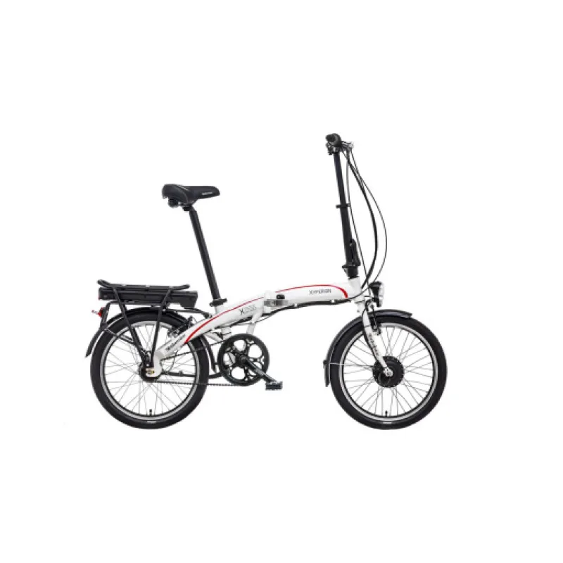 Liberty e-HYPERION Nexus 7spd Skládací elektrokolo 36V, přední motor, bílé, Akumulátor Akumulátor Compact 36V 10,4 Ah