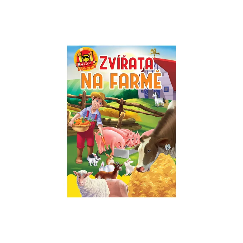 FONI Book Pracovný zošit 101 aktivít s nálepkami Zvieratá na farme SK verzia 21x30cm