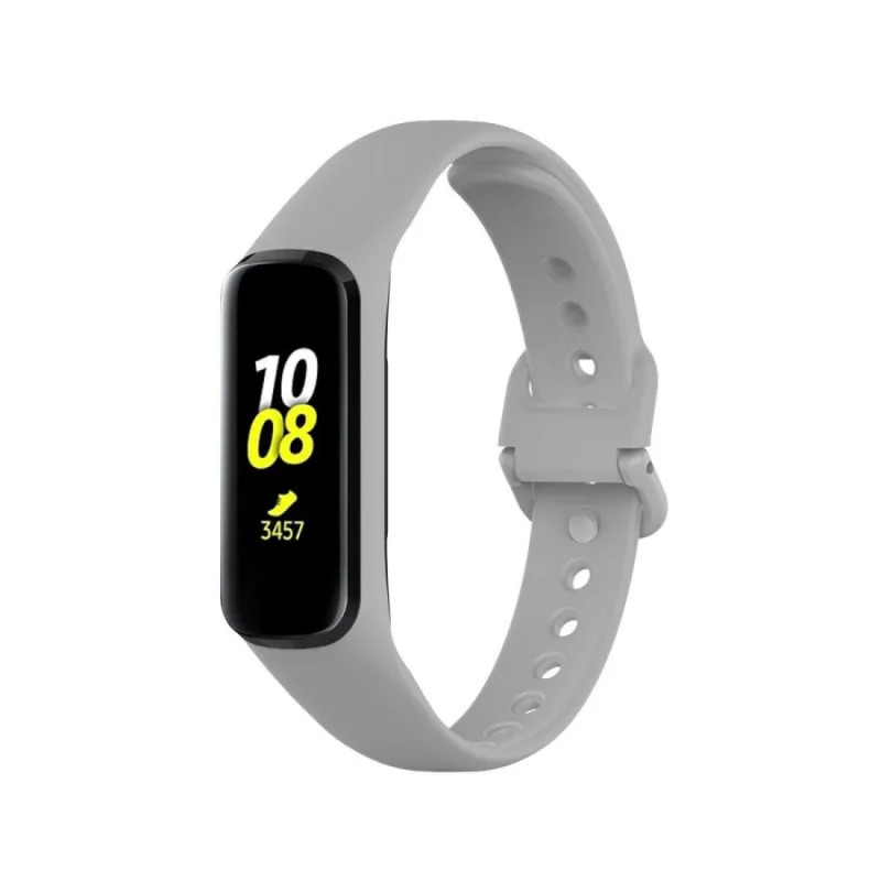 Silikonový řemínek šedý pro Samsung Galaxy Fit 2 ESES 1530002040