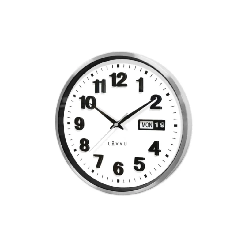 Kovové hodiny s ukazovateľom dátumu Date Metal LAVVU LCT4050