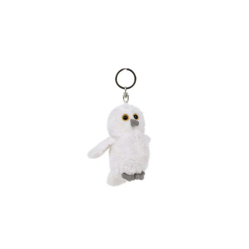 Teddies Sova snežná prívesok plyš 8x6cm biela 0m+