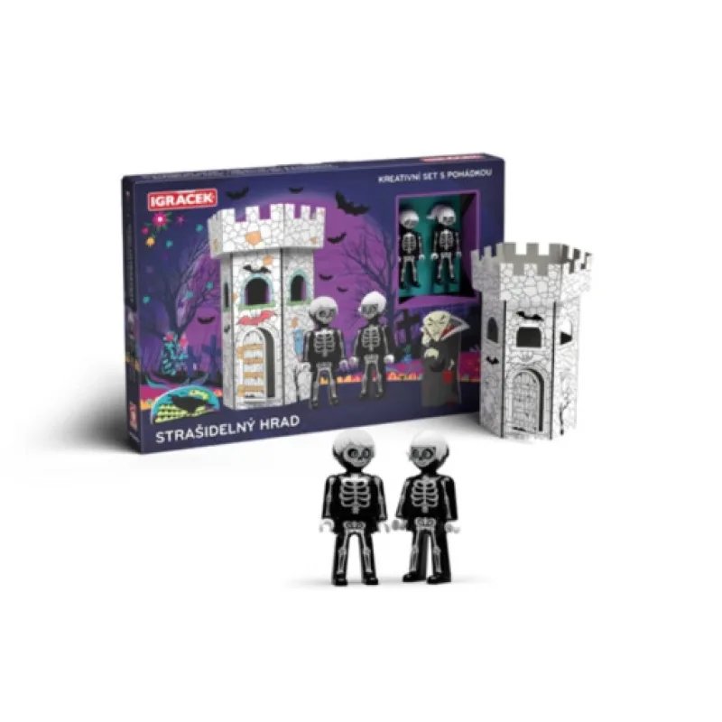 Igráček Strašidelný hrad - kreativní set s pohádkou