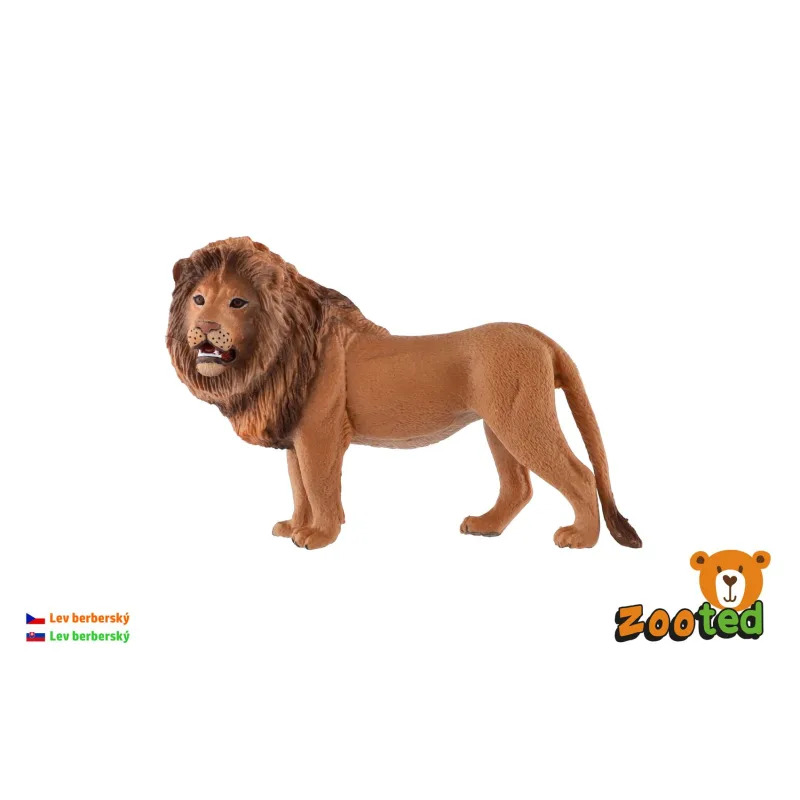 ZOOted Lev berberský zooted plast 11cm v sáčku
