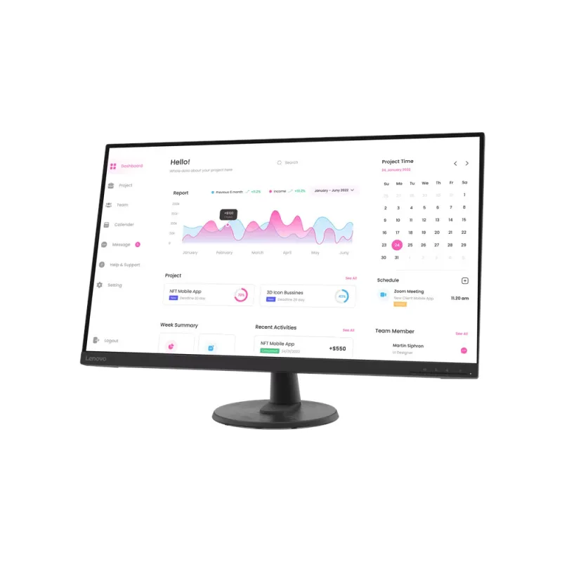 LENOVO Lenovo/D32-40/31,5"/VA/FHD/60Hz/4ms/Black/3R 66FCGAC2EU