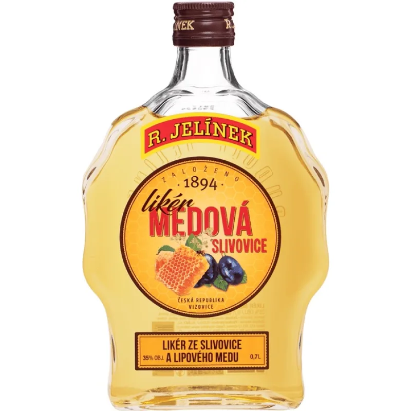 Rudolf Jelínek Medová Slivovica 35% 0,7l