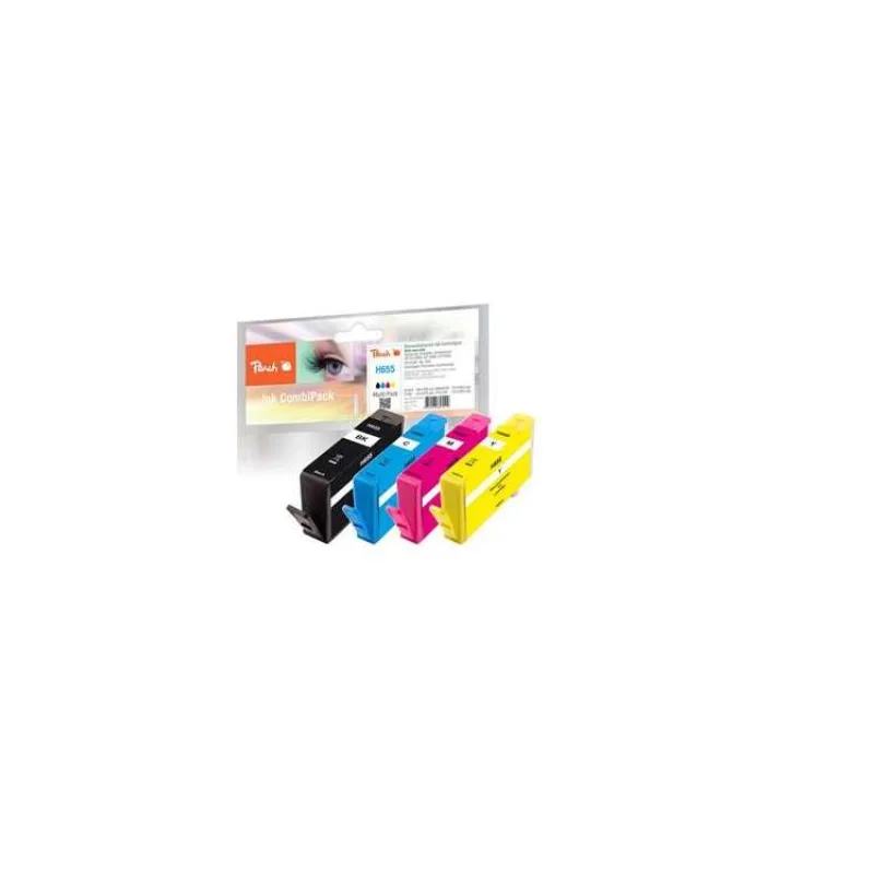 PEACH kompatibilní cartridge HP No 655 MultiPack, bk, c, m, y, 1x19ml, 3x12ml (319272)